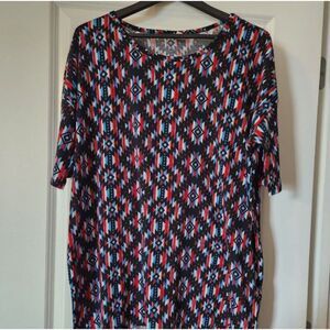 Red‎ & Blue Lularoe Irma